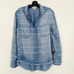 Anthropologie’s Cloth & Stone Chambray Button Down Shirt